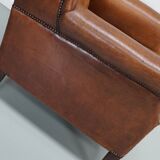 Vintage Dutch Cognac Colored Leather Vintage Dutch Cognac Colored Leather Club ChairClub Chair