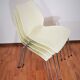 Lot de 4 chaises ivoire Maui par Vico Magistretti pour Kartell
