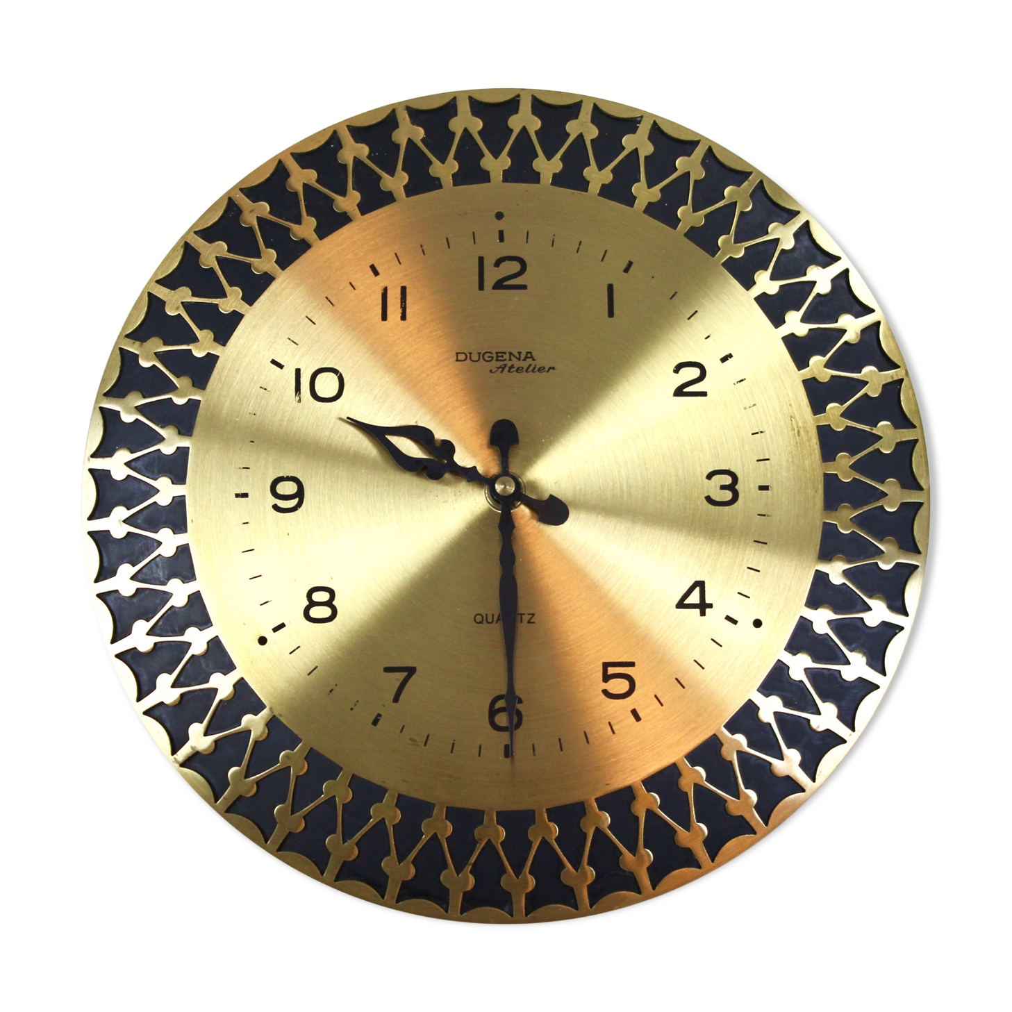 Dugena wallclock, mid modern, 60's