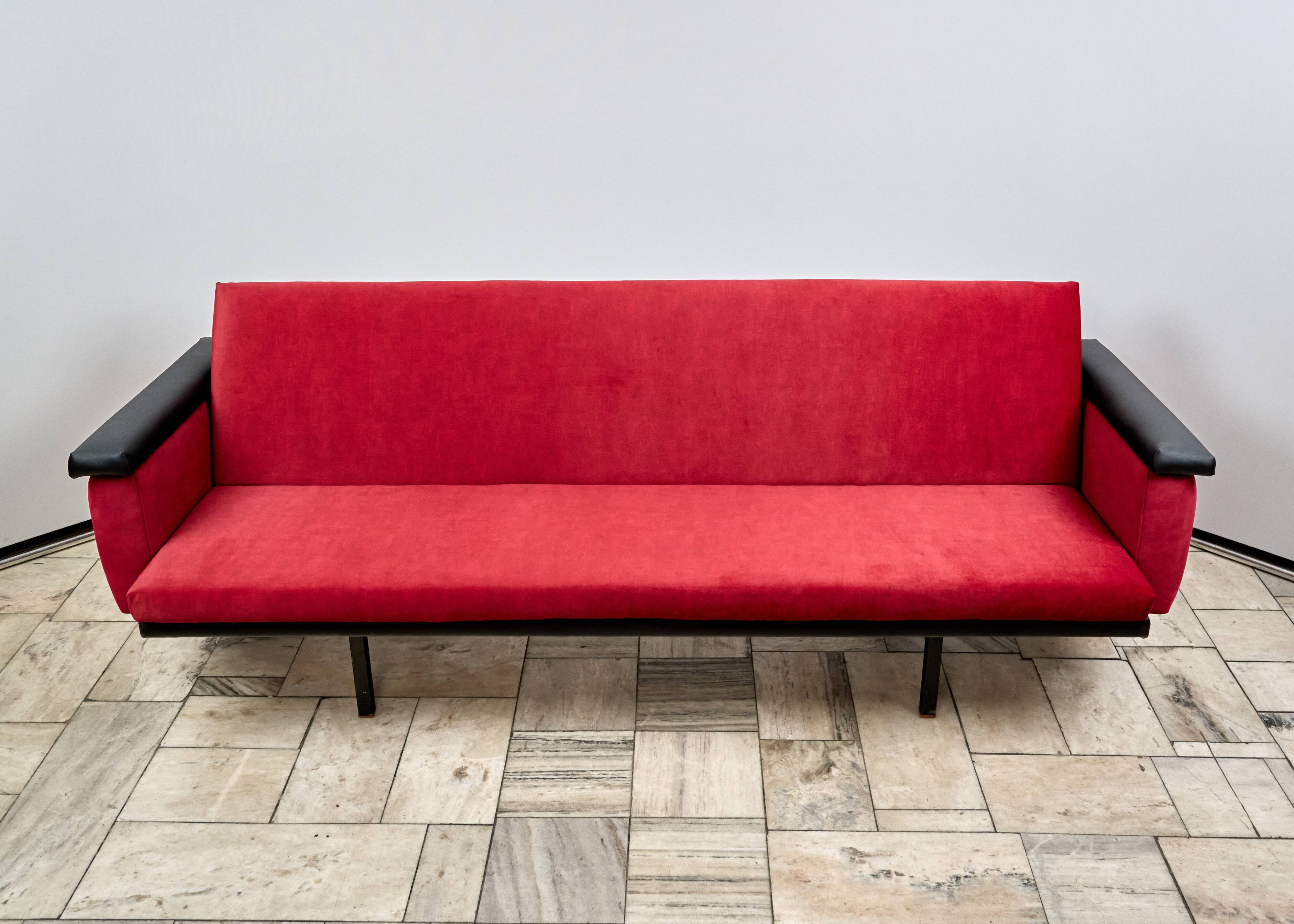 Vintage Industrial Sofa bed, 1960s, Czechoslovakia