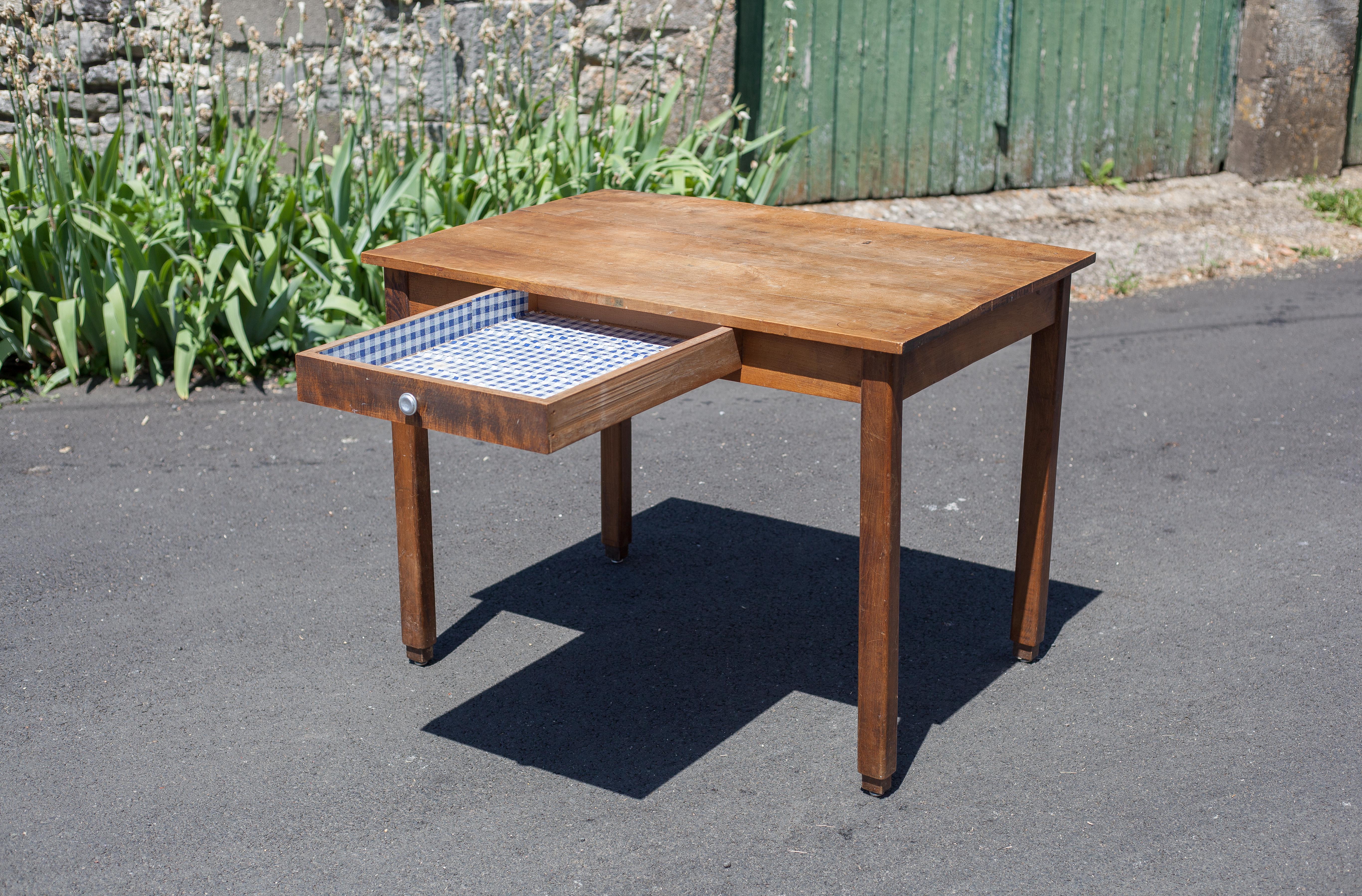 Old wood table, dining table