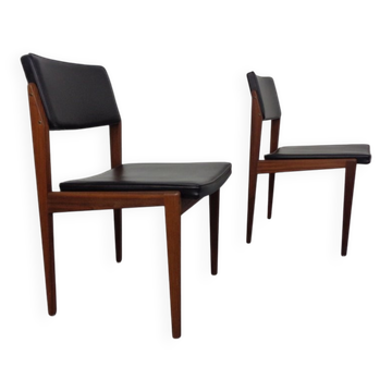 Set of Teak Dining Chairs Model 641P by Rudolf Glatzel for Thonet, 1960s