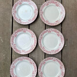 6 assiettes plates Moulin des Loups modèle Athènes