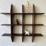 Wall shelf exotic wood
