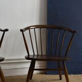 Vintage Ercol Buckingham armchairs