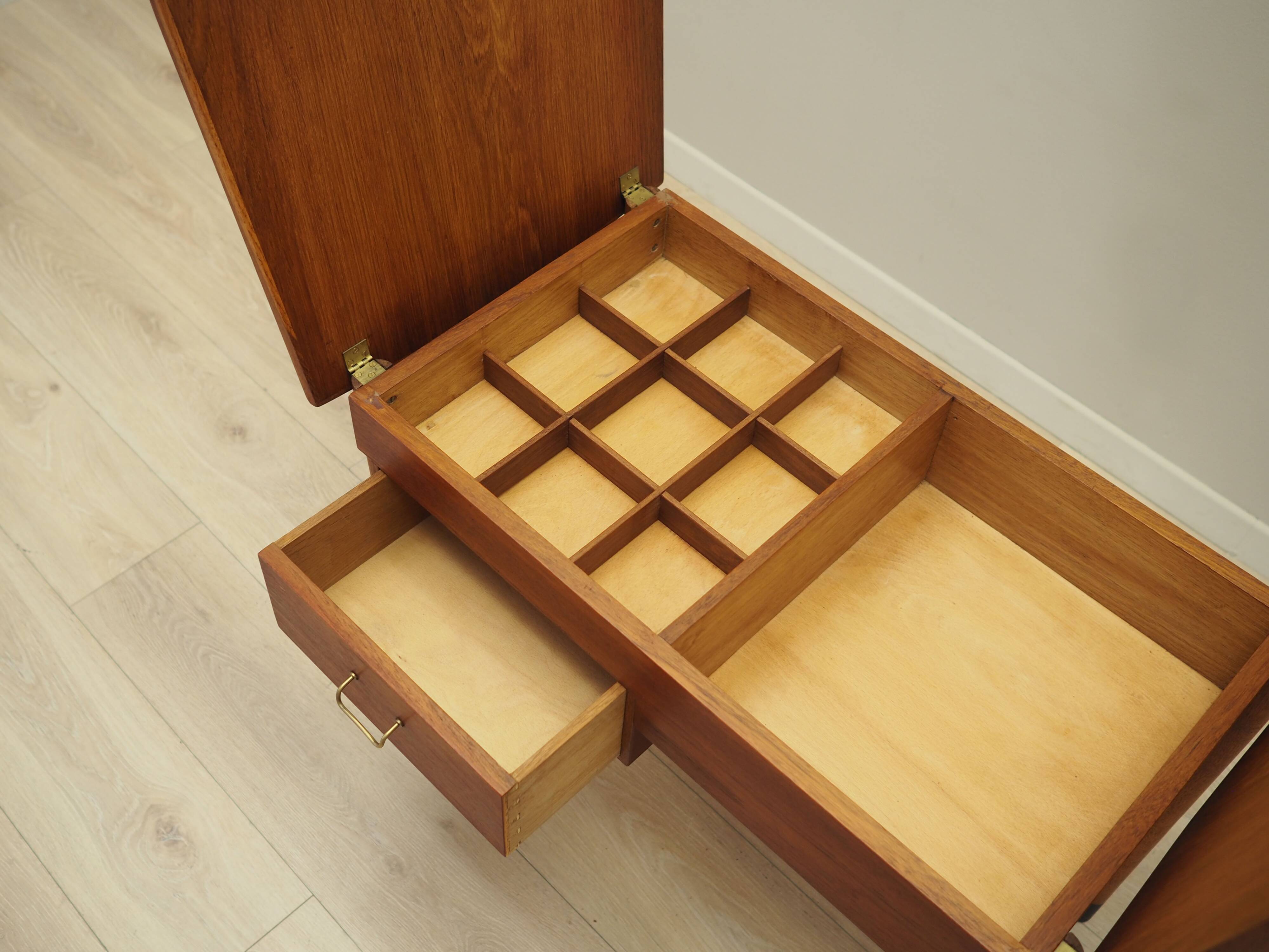 Teak sewing table, Danish design, 1960s, production: Denmark