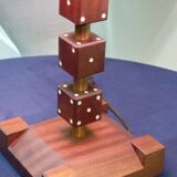 Vintage wooden lamp