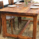 Old farmhouse table made of solid pine