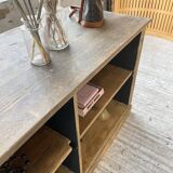 Double-sided counter with XL oak compartments