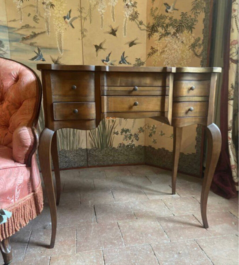 Coiffeuse ancienne époque 1900 en cerisier