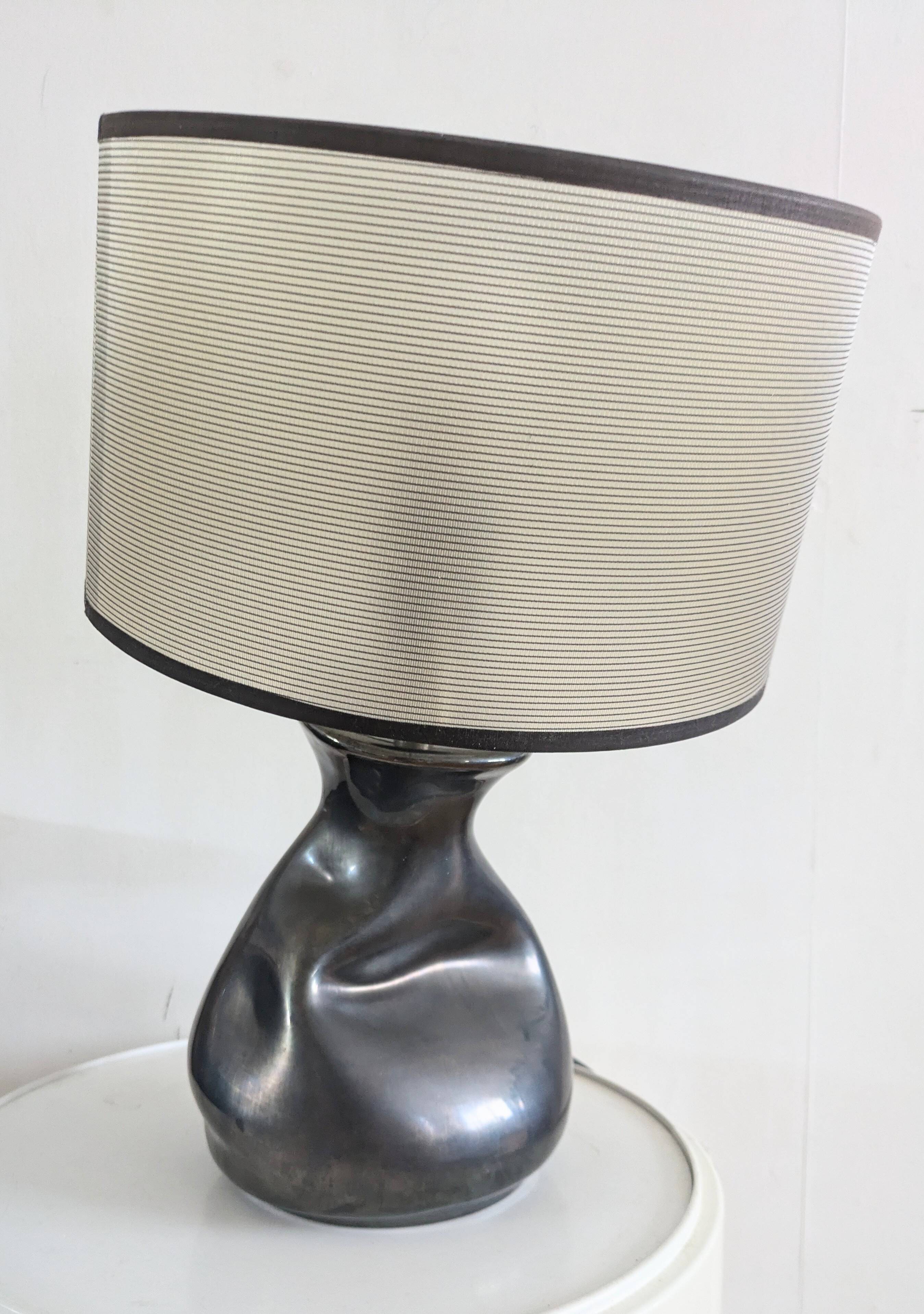 Vintage free form ceramic lamp