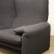 “Maralunga” sofa by Vico Magistretti for Cassina in tweed