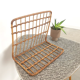 Vintage rattan wall shelf