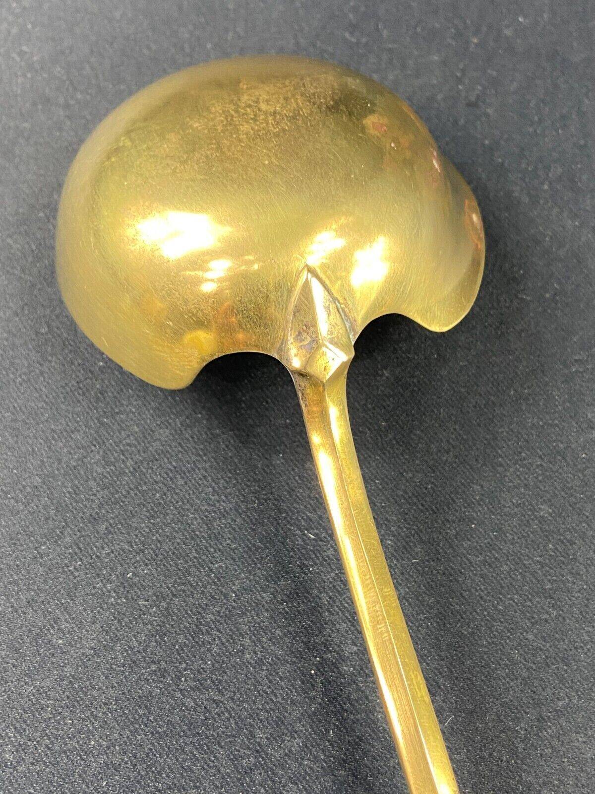 Louche à Crème Ancienne – Manche En Argent Fourré, Modèle Générique