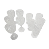Lot de 10 verres