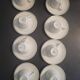 8 Gien cups and 8 saucers