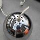 Suspension eyeball 1970 en inox chromé