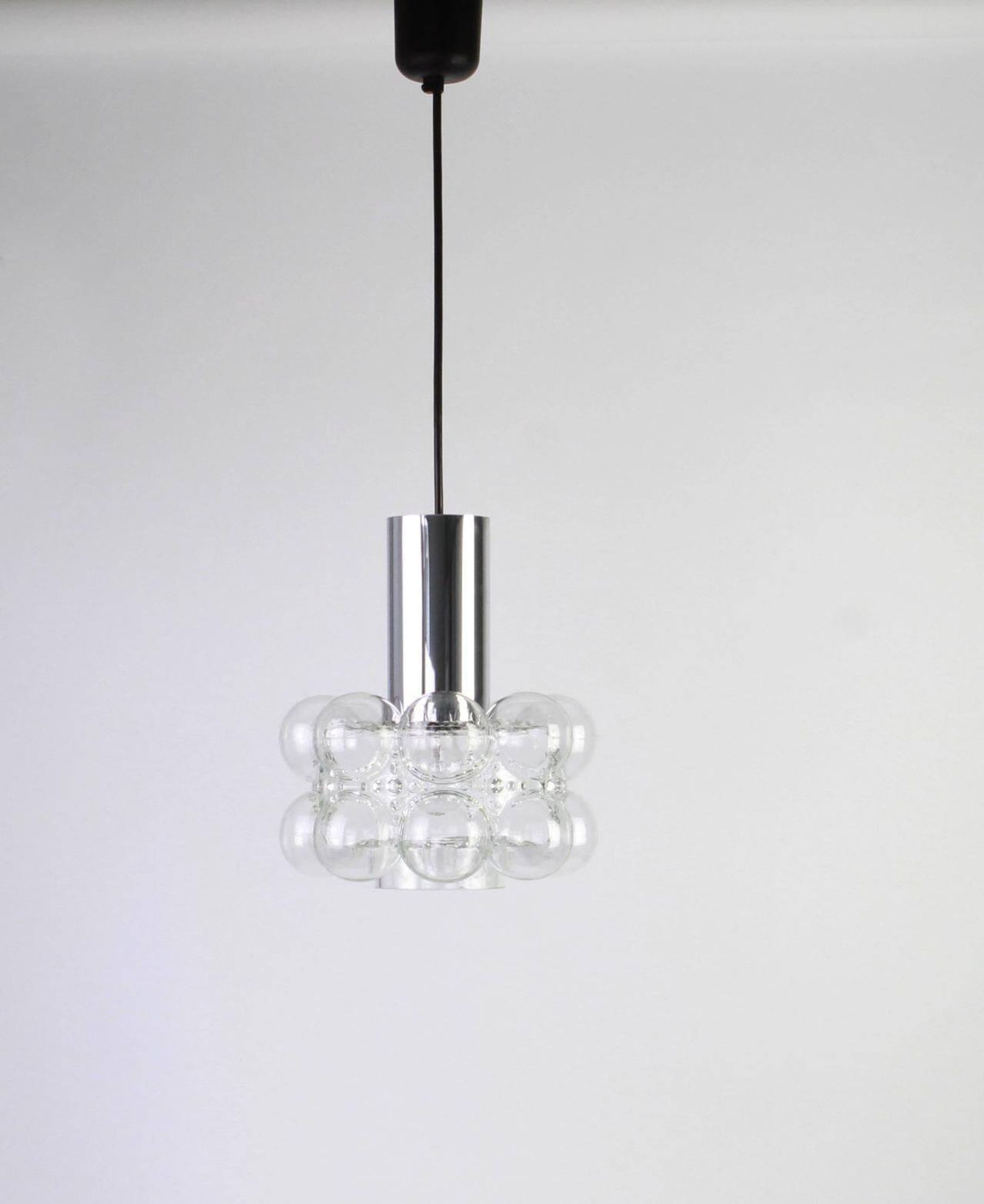 1 of 2 small bubble glass pendant by Helena Tynell, Limburg, Germany