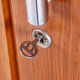 Restored oak bauhaus wardrobe, chrome-plated steel, czechia, 1930s