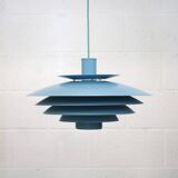 Unique blue colored Nordic Pendant Lamp by Form Light model 52610, Denmark