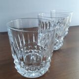 Set of 6 crystal whisky glasses
