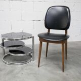 Coffee table with three smoked mirror tops, 1980
