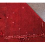 Vintage Turkish Hand-Knotted Wool Cotton Red Kilim Runner 65x148