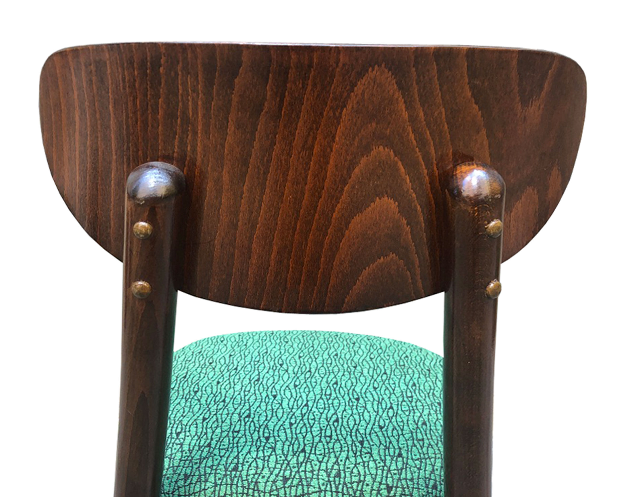 Set of Four 1960's Mid Century Dining Chair by TON