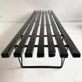 Vintage Slatted 'Interplan' Bench / Table by Robin Day for Hille, c.1950