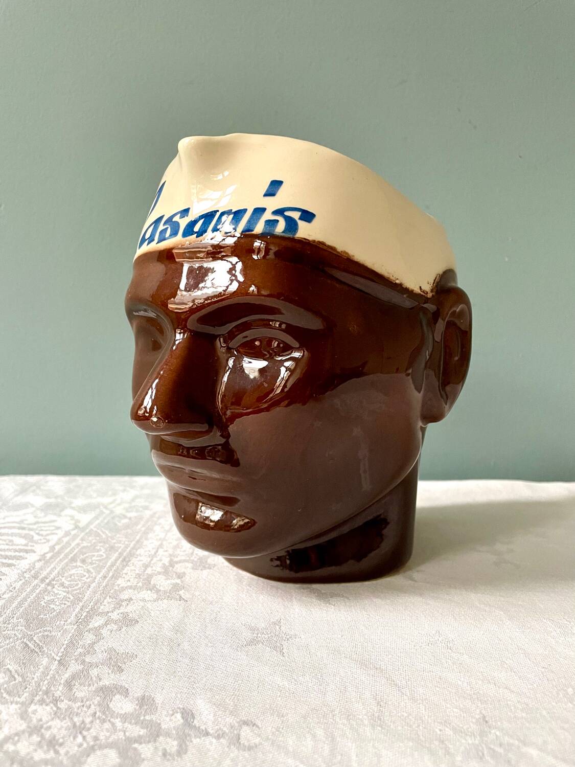 Vintage Casanis pitcher Faïencerie de Saint-Jean