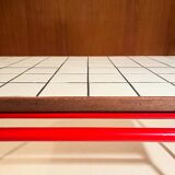 Custom dining table "steel and earthenware"