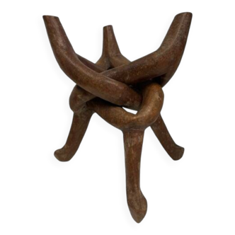Wooden base/sculpture