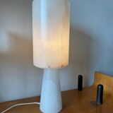 Mid-Century Modernist Spanish Alabaster Table Lamp, 1990s