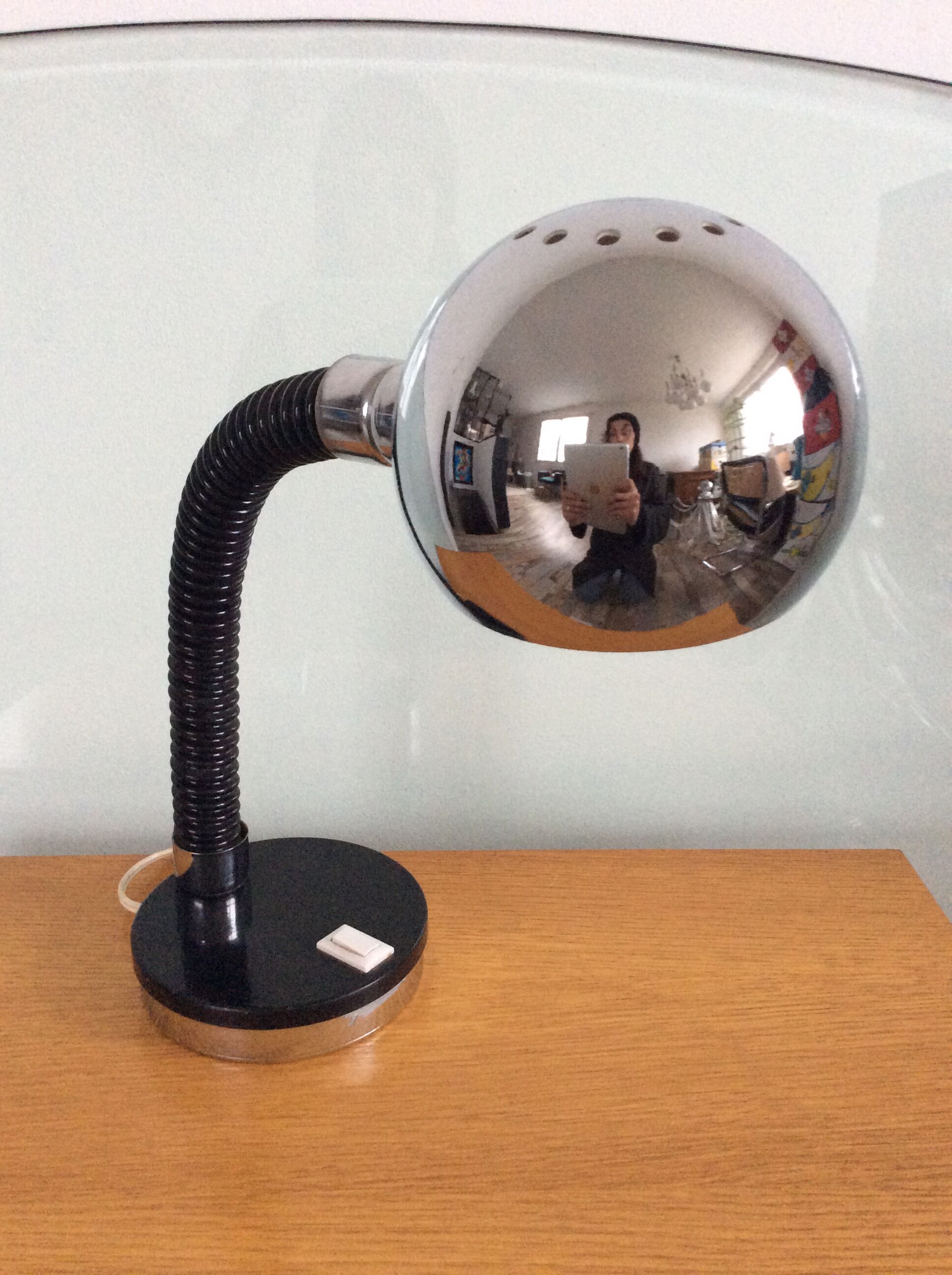 Lampe Eye ball des années 70