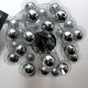 Reggiani, Vintage Italian Space Age Glass and Chrome Chandelier, 1970s