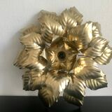 Ceiling lamp flower / golden leaves