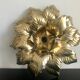 Ceiling lamp flower / golden leaves