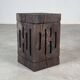 Charred Cedar Side Table or Stool, Contemporary Yakisugi Technique