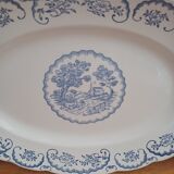 Digoin Sarreguemines oval dish.