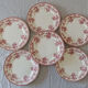 Lot 6 plates old iron earth H Boulanger Choisy le Roi, model Paris
