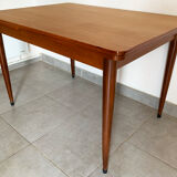 Table scandinave en teck des années 60 extensible