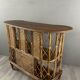 20th Century Rattan and Wicker Bar