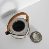 Michael Andersen & Søn glazed ceramic teapot, Denmark 1960s