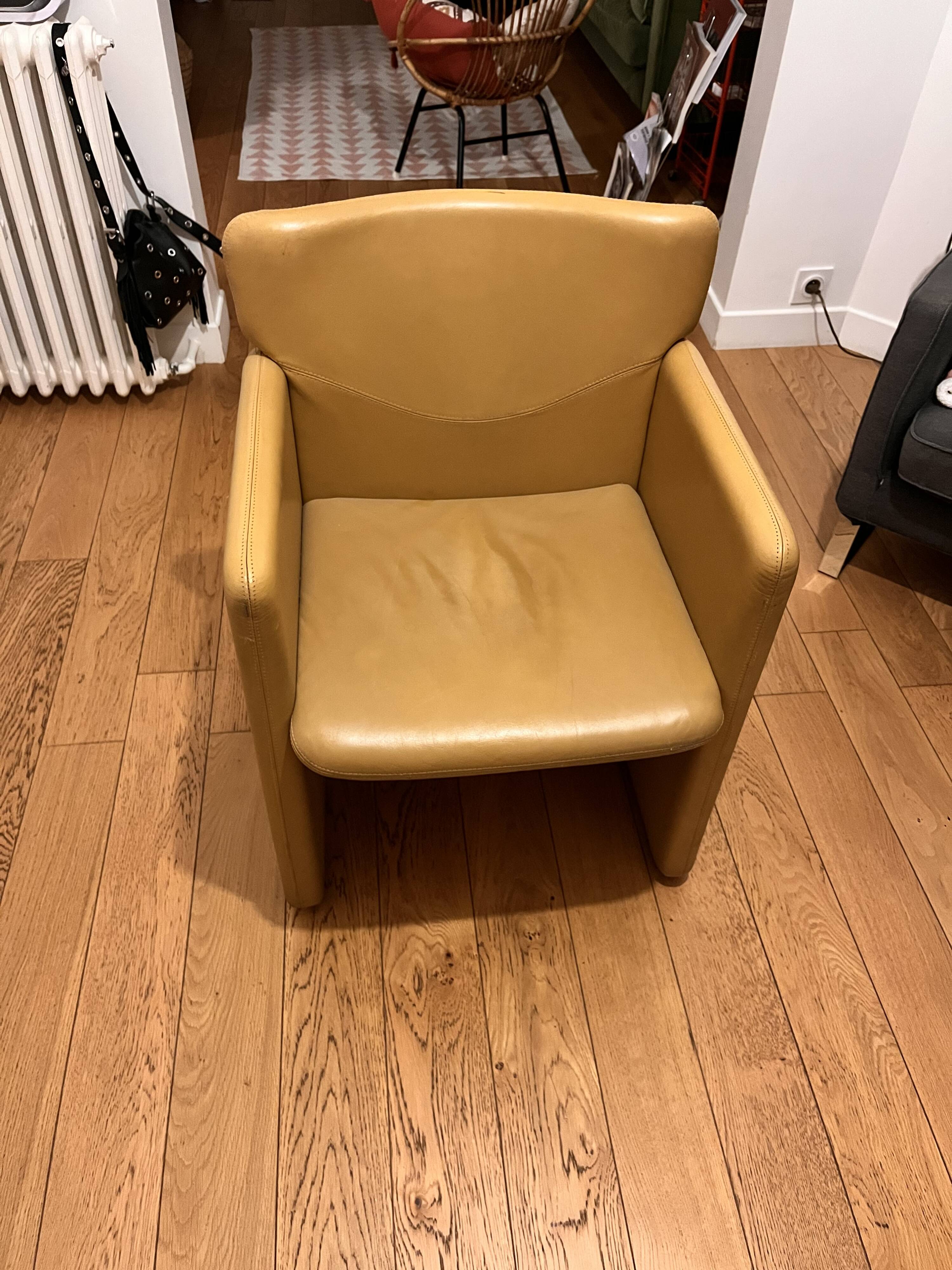 Lot of 2 Tecno Spa S148 Armchairs by Eugenio Gerli