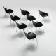 Arne Jacobsen set of eight 3107 Butterfly dining chairs Fritz Hansen Denmark 1967