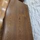 Curved commode in Louis XV / Regency style in solid oak.