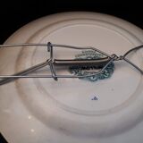 Plate Faïence sarreguemines "Willow"