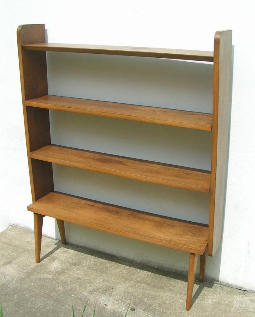 Compass foot library shelf
