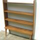 Compass foot library shelf