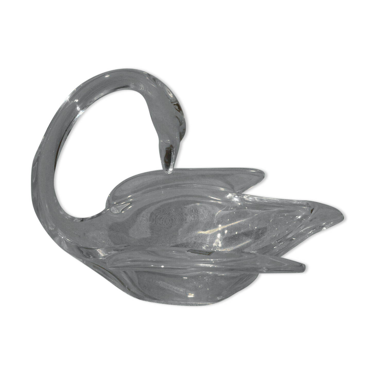 Empty crystal cut pocket swan valves